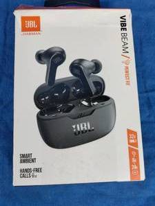 lot 156 image: JBL Vibe Beam True Wireless Earbuds - Black