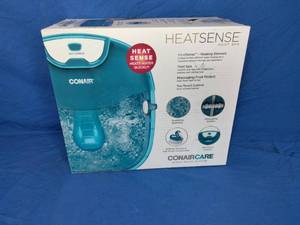 lot 205 image: Conair Heat Sense Foot and Pedicure Spa with Heated Bubble Massage