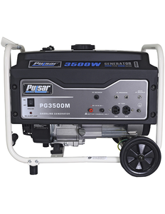 Pulsar 3500 Peak/3000 Running Watts Portable Gas Generator