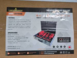 lot 25 image: Landhoner Diamond Core Dill Bit Set