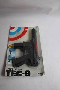 lot 9 image: Vintage LAAMI TEC-9 Z-Matic Cap Gun in Original Packaging