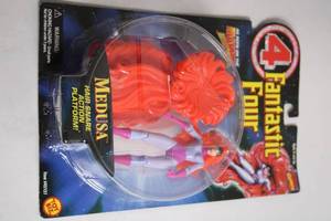 lot 14 image: Marvel Fantastic Four Medusa Action Figure with Hair Snare Action Platform