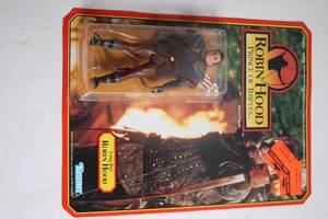 lot 36 image: Kenner Robin Hood Prince of Thieves Action Figure in Packaging
