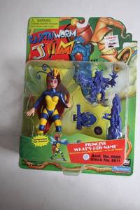 lot 82 image: Earthworm Jim Princess Whats-Her-Name Action Figure Set