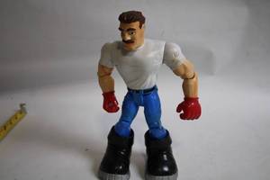 lot 95 image: 10-inch Punching Action Figure with Red Gloves