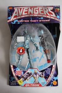 lot 99 image: Avengers Ultron Action Figure with Light-Up Accessories