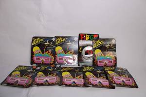 lot 111 image: Collection of 8 Starlight Star Gazers 3D Glasses