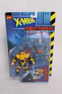 lot 113 image: X-Men Robot Fighters Cyclops Action Figure - Factory Sealed
