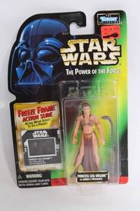 lot 122 image: Star Wars Princess Leia Organa Action Figure in Unopened Packaging