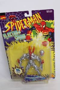 lot 132 image: Steel-Shock Spider-Man Action Figure with Accessories