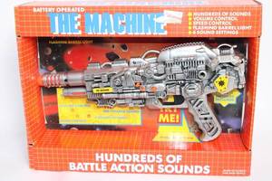 lot 161 image: The Machine Battery Operated Toy Gun with Battle Sounds