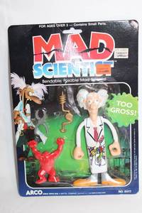 lot 167 image: Vintage MAD Scientist Bendable Poseable Action Figure - Sealed