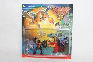 lot 176 image: Dragon Force Action Figure Set with Dragon and Warrior