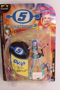 Space Channel 5 Evila Action Figure with Mic and Base - Sealed Package