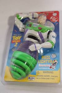 lot 195 image: Toy Story 2 Buzz Lightyear Bouncing Top - Unopened