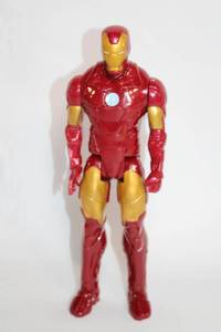 lot 196 image: 12-Inch Iron Man Action Figure in Red and Gold Suit
