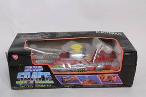 lot 198 image: Vintage Ship Space Battery Operated Toy in Original Box