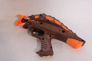 lot 200 image: Dinosaur-Themed Toy Blaster with Sound Effects