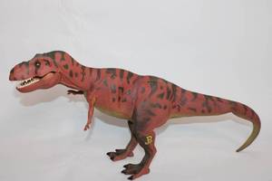 lot 221 image: Tyrannosaurus Rex Dinosaur Model Toy - 12 Inches Tall