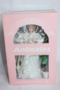 lot 222 image: Animates 10 Light Animated Angel Tree-Top Decoration