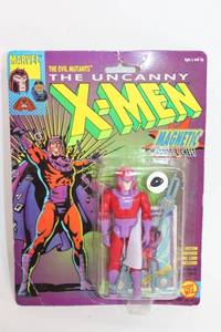 lot 236 image: Vintage Uncanny X-Men Magnetic Hands & Chest Magneto Action Figure