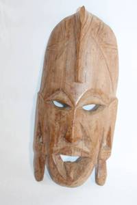 lot 247 image: Hand-Carved Wooden Tribal Mask