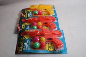 lot 252 image: Set of 3 Galactic Ball Pistols with Soft Foam Balls