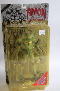 lot 262 image: Amon Apocalypse of Devilman Action Figure with Skeleton Base
