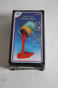 lot 270 image: Paint Can Novelty Savings Bank