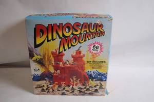 lot 274 image: Dinosaur Mountain Playset - 66 Pieces