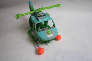 lot 320 image: TMNT Turtle Copter Action Figure Vehicle - 12 Inch
