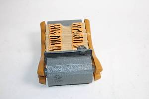 lot 341 image: Vintage Flintstones Car Toy with Tiger Stripe Upholstery