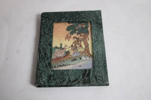 lot 346 image: Gem Stone Picture Journal with Green Cover