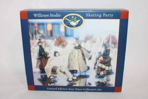 lot 366 image: Williraye Studio Limited Edition Skating Party Collectors Set