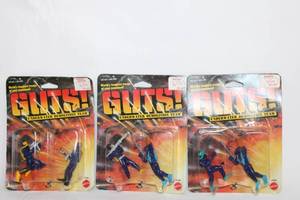 lot 369 image: Set of 3 Vintage Mattel Commandos Underwater Demolition Team Action Figures