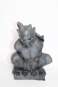 lot 377 image: Detailed Gargoyle Statue with Intricate Features