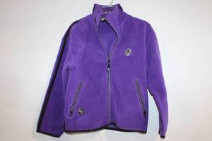 lot 387 image: CCM Official NHL Center Ice Fleece Jacket in Purple