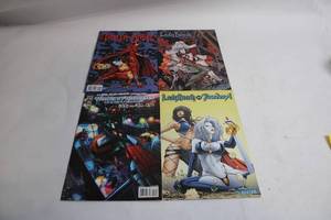 lot 410 image: Set of 4 Comic Books Featuring Lady Death, Fallen Angels, and Transformers