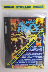 lot 418 image: Comic Storage Pages with Free Black Axe #1 Comic