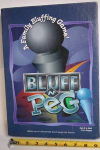 lot 469 image: Bluff N PeG Family Bluffing Board Game with Cards and Accessories