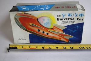 lot 489 image: Vintage Battery Powered Universe Car Toy with Original Box