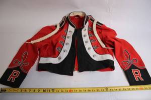 lot 498 image: Vintage Mens Band Uniform Jacket with Embroidery