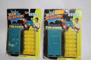 lot 517 image: Set of 2 Air Blasters Thrasher Toy Refill Packs