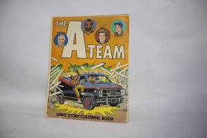 lot 524 image: 1984 The A-Team Giant Story Coloring Book