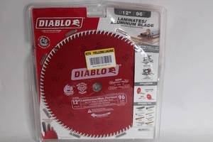 lot 16 image: Diablo 12-Inch 96T LaminatesAluminum Saw Blade