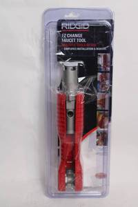 lot 34 image: RIDGID EZ Change Faucet Tool with Multiple Functions