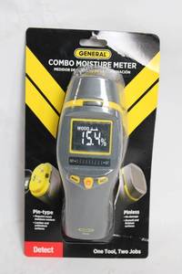 lot 45 image: General Combo Moisture Meter MM8 in Factory-Sealed Packaging