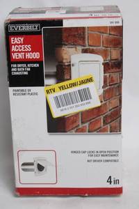 lot 54 image: Everbilt Easy Access Vent Hood 4 inch for Dryer, Kitchen, and Bath Fan Exhausting