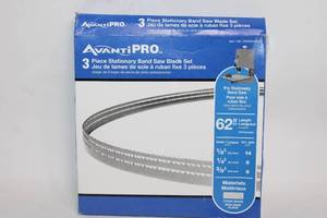 lot 64 image: AvantiPRO 3 Piece Stationary Band Saw Blade Set