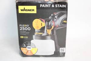 lot 127 image: Wagner FLEXiO 2500 Handheld Paint Sprayer with Two-Speed Settings